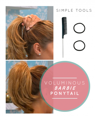 How To: Barbie Doll Ponytail.