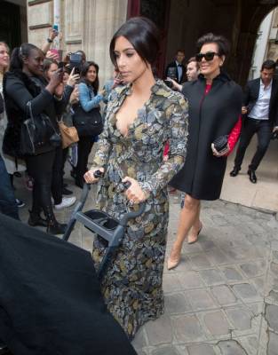Kim Kardashian’s Chic Hairstyle in Paris