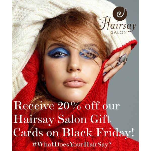 Giving Thanks This Thanksgiving!  Hairsay Is Offering 20% Off Our Gift Cards on Black Friday!