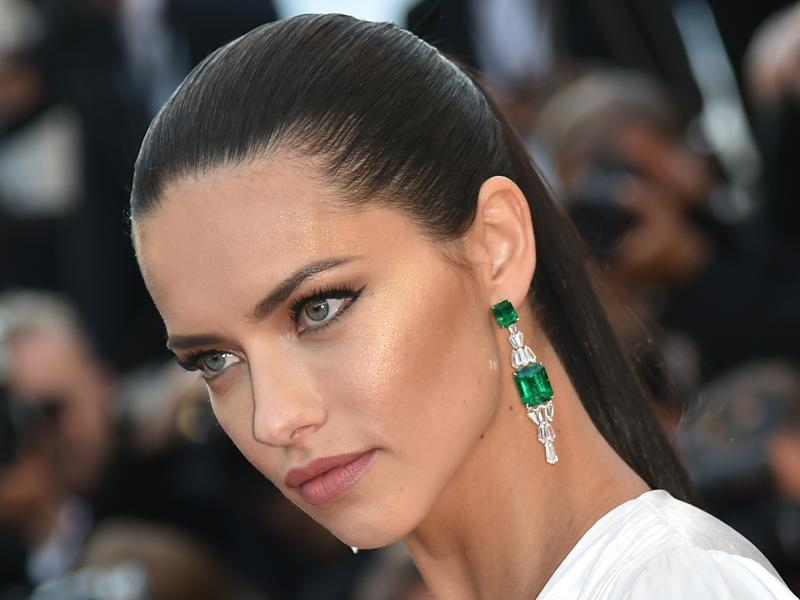 Best Hair & Beauty at Cannes Goes to: Adriana Lima!